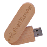 Wooden Twister USB Drive 