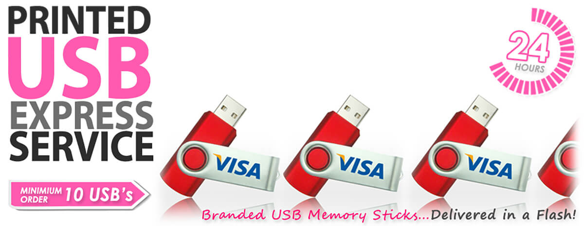 Logo Branded USB Express Service