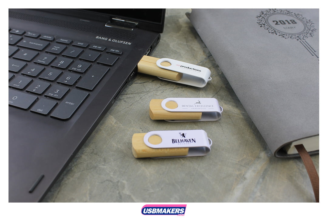 Eco Twister Duo Branded USB Memory Stick Image 1