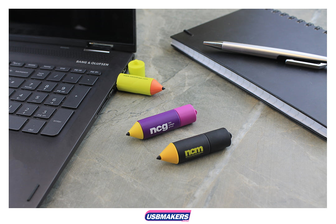 Pencil Branded USB Memory Stick Image 1