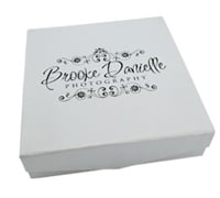 White Magnetic Flip USB & Photo Prints Gift Box