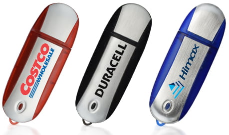 squat Handel Uddrag Oval Personalised USB Memory Stick | USB Makers