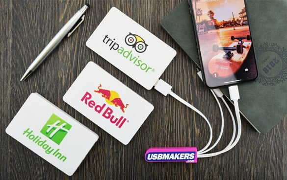 Logo Branded Card Style Power Banks Logo Branded Card Style Power Banks