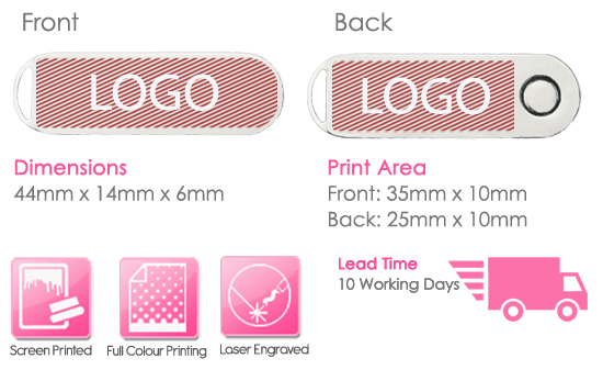 Luxury Twister USB Stick Print Area Luxury Twister USB Stick Print Area