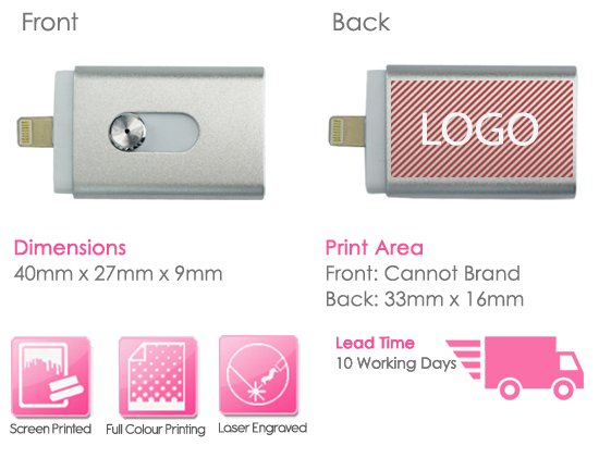 Thor USB Stick Print Area Thor USB Stick Print Area