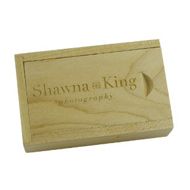 Small Light Wooden Slide Box