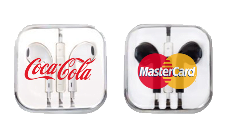 Logo Branded EarBuds Logo Branded EarBuds