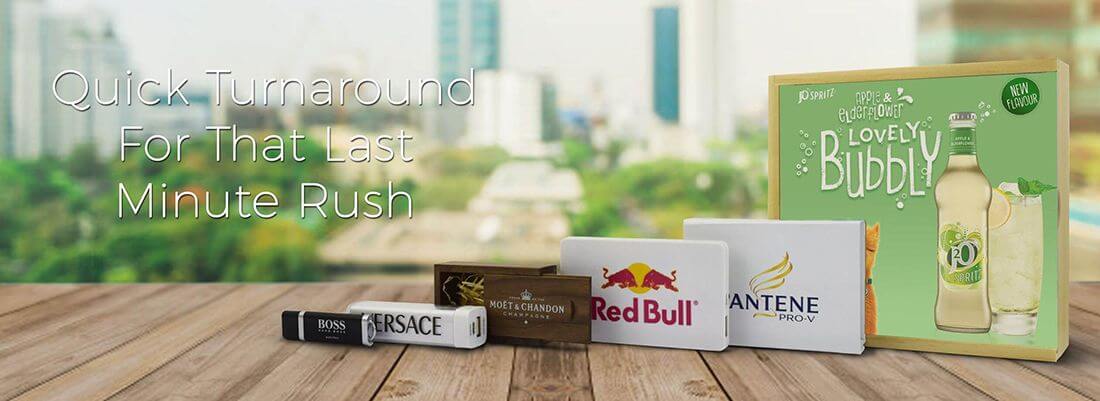 Logo Printed USB Sticks & Power Banks Express USB stick and Power Banks Express Service
