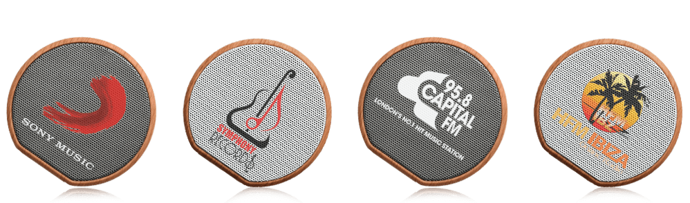 Perth Portable Speakers Logo Printed Perth Portable Speakers