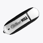 Oval Aluminium USB
