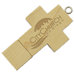 Wooden Cross USB