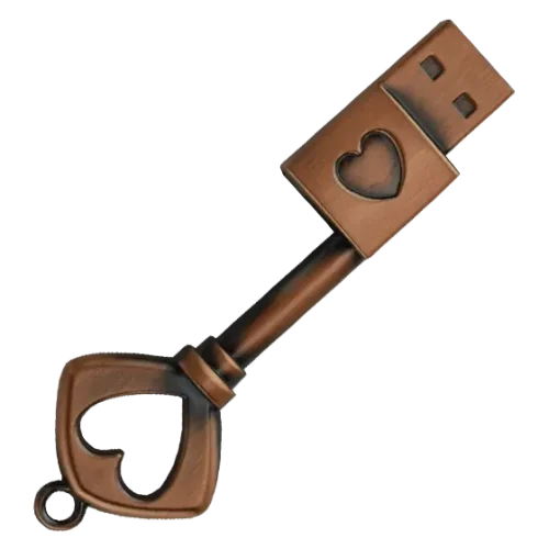 Bronze Vintage Key USB Stick