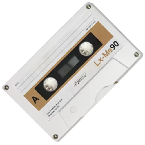 White Audio Cassette USB Stick