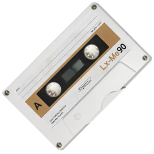 White Audio Cassette USB Stick