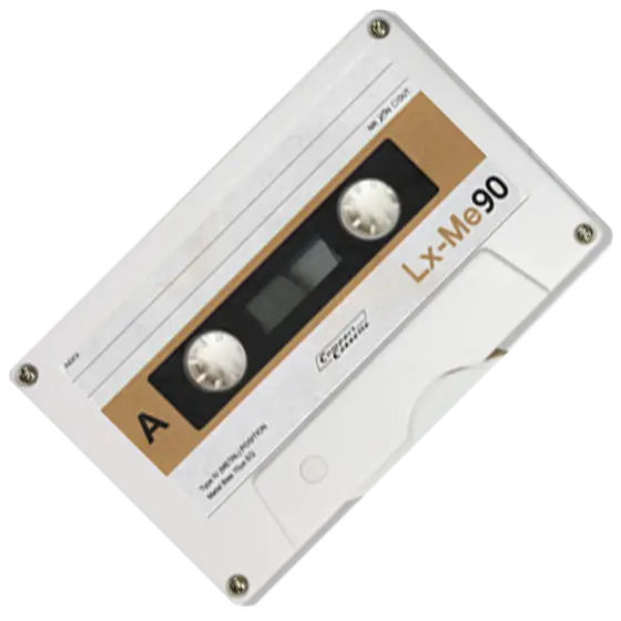 White Audio Cassette USB Stick