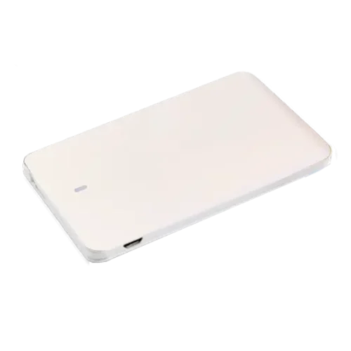 White Credit Card Power Bank