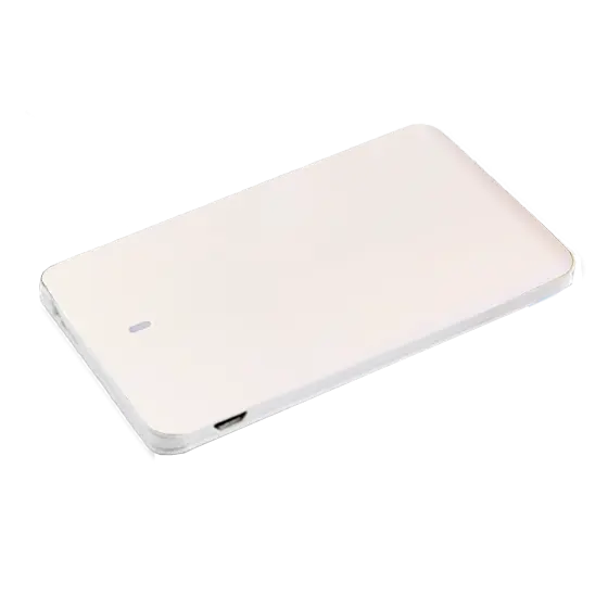 White Credit Card Power Bank