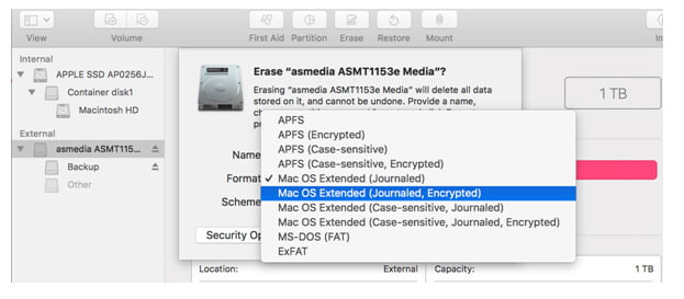 Encrypt a Flash Drive on macOS