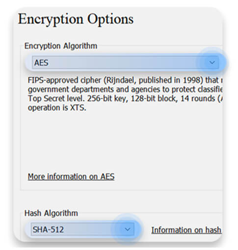 Encryption Options