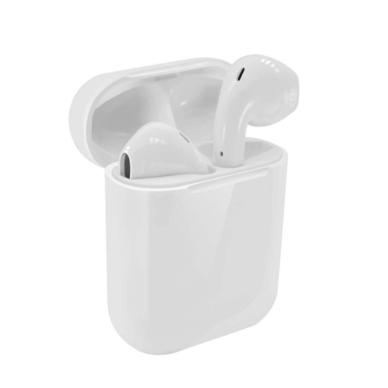 Logo Branded Airpods White