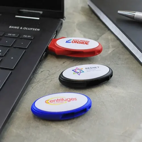 Branded Oval Twister USB Stick