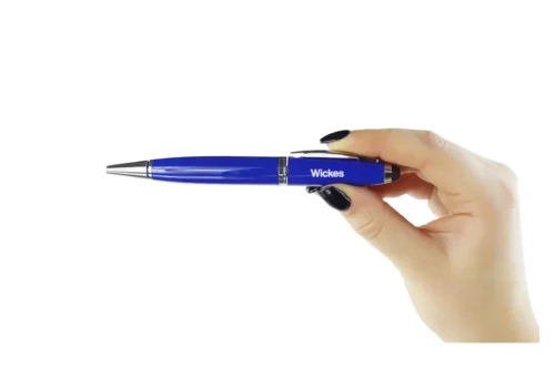 Branded Pen USB Stick held in Hand