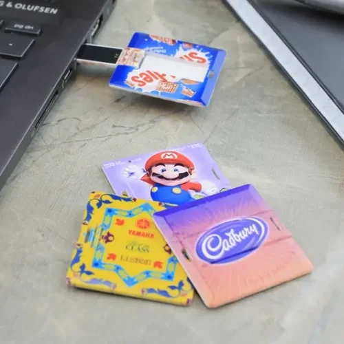 Branded Square Slim Card USB Stick