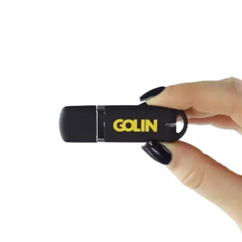 Branded Titan USB Stick held in Hand