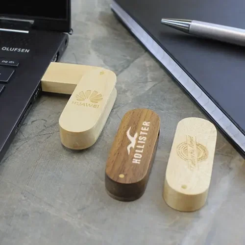 Wooden Twister Branded USB Memory Stick