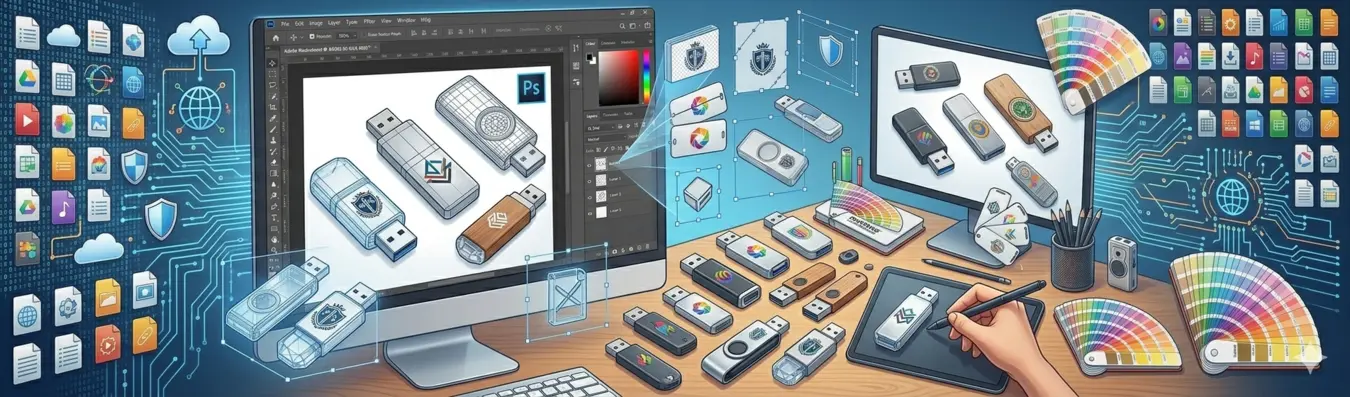 USB Memory Stick Visual Mock-Up