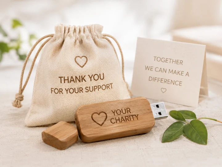 Branded USB sticks and tech gifts for charities