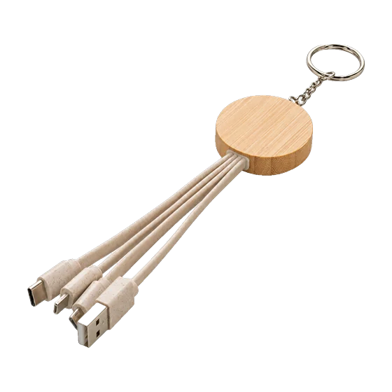 Assisi Keyring Cable with your branding