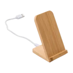 Bakewell Bamboo Wireless Phone Stand