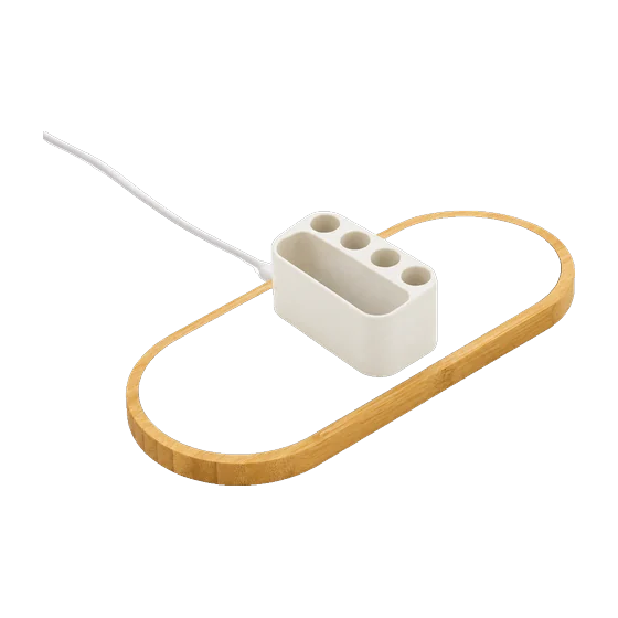 Barmouth Dual Wireless Charger with your branding
