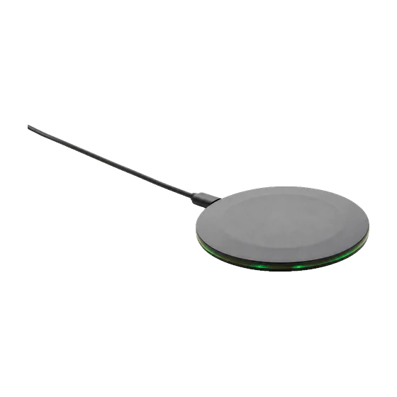 Caerphilly Recycled Wireless Charger with your branding