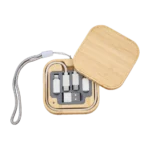 Cromer Bamboo Wireless Charging Kit