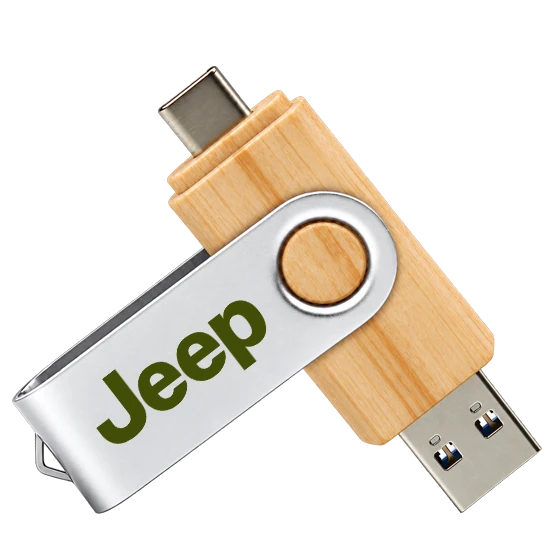 Eco Twister Dual USB with your branding