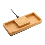 Frome Bamboo Desk Organiser Charger