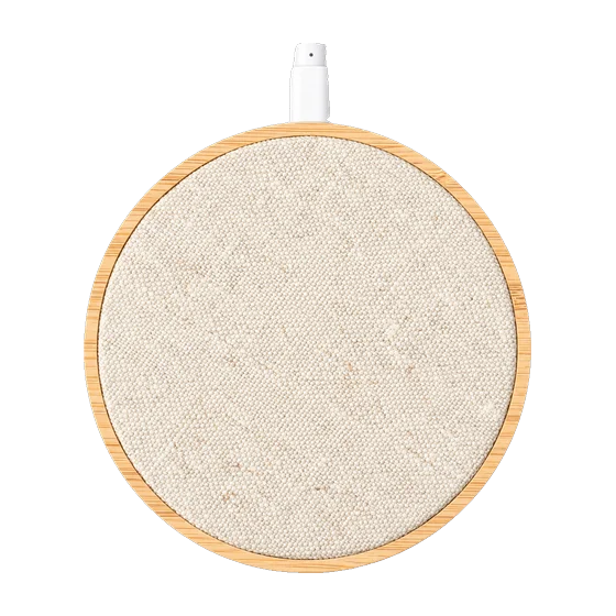 Hathersage Bamboo and Hemp Wireless Charger with your branding