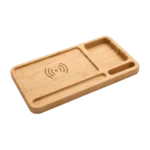 Hebden Bamboo Desk Organiser Charger