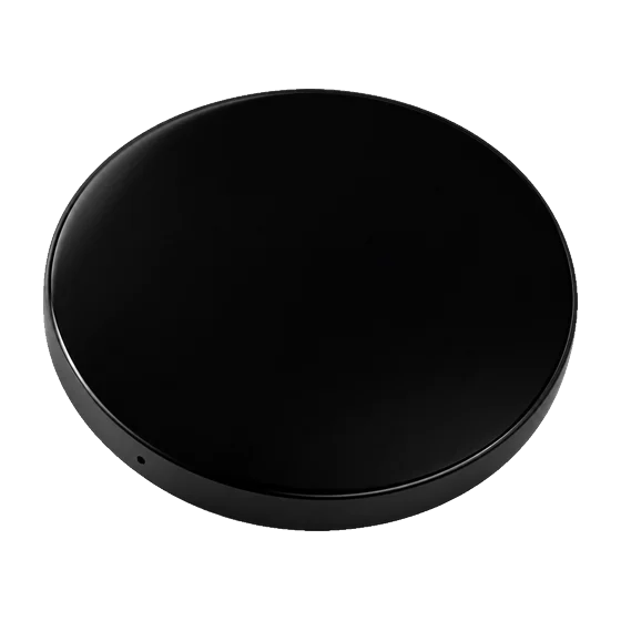 Leominster Mini Round Wireless Charger with your branding
