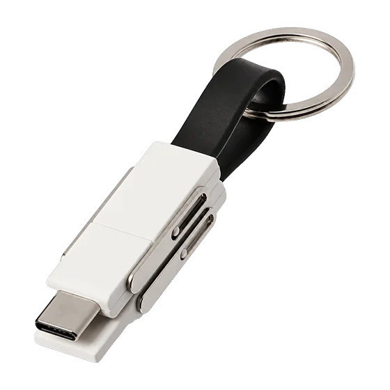 Lipari Keyring Cable with your branding