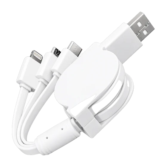 Livorno Retractable Cable with your branding