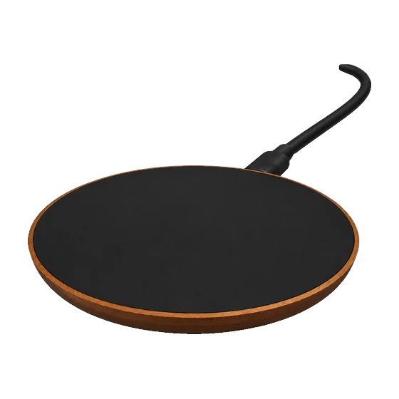 Llangollen Wooden Light-Up Charger with your branding