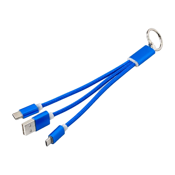 Marsala Keyring Cable with your branding