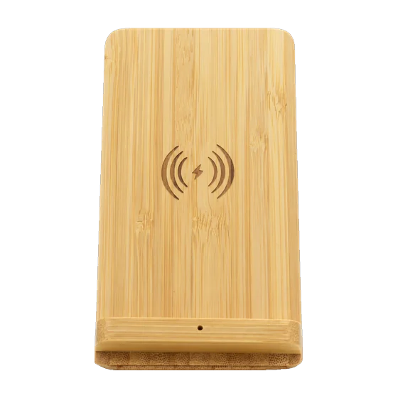 Pershore Bamboo Charging Stand with your branding