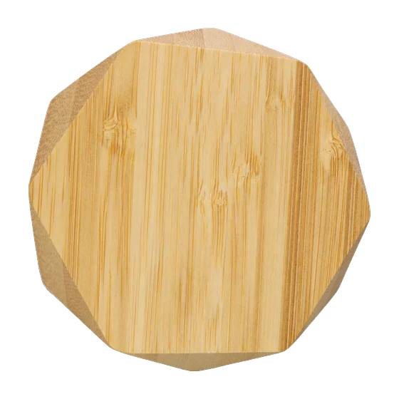 Stamford Geometric Wooden Charger with your branding