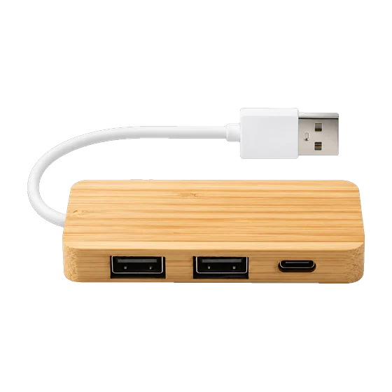 Tweed USB Hub with your branding