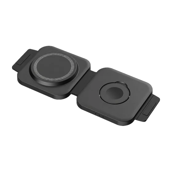 Wells Folding Duo Wireless Charger with your branding