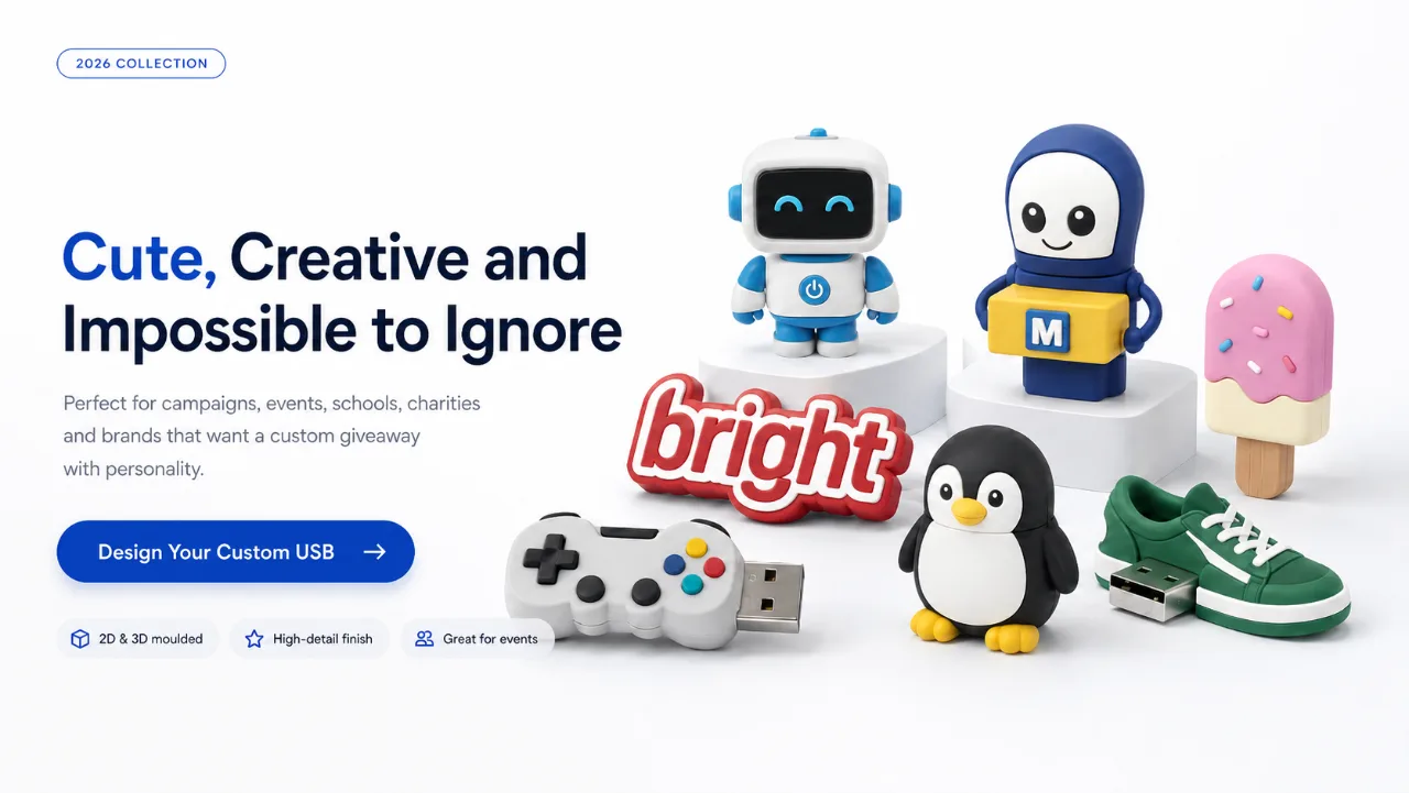Cute, Creative and Impossible to Ignore - Design Your Custom USB